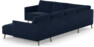 Madison Lux - Hörnsoffa med schäslong höger - Blå