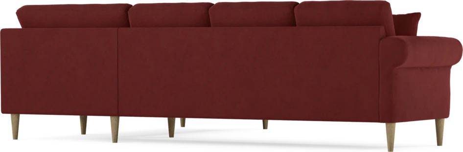 Eden - Hörnsoffa, 3+2-sits - Röd