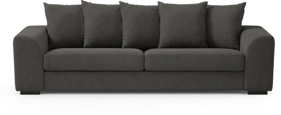 Town - 4-sits soffa - Brun