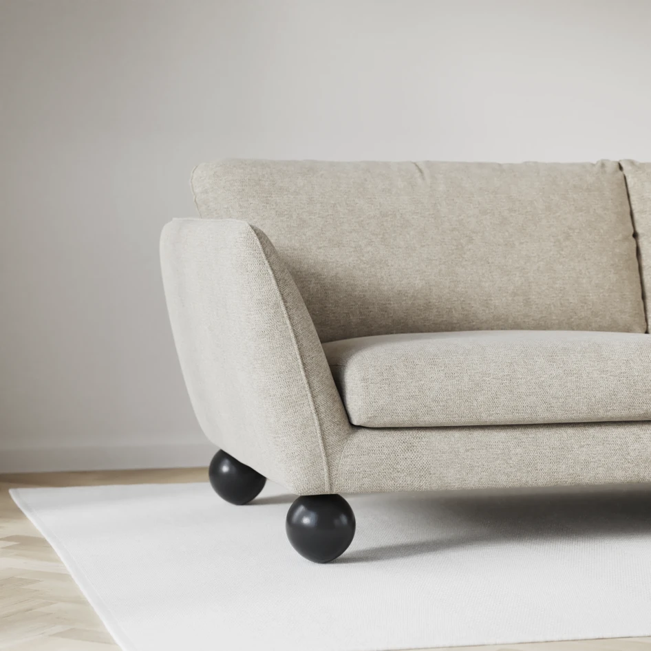 Madison Lux - Hörnsoffa med schäslong höger - Beige