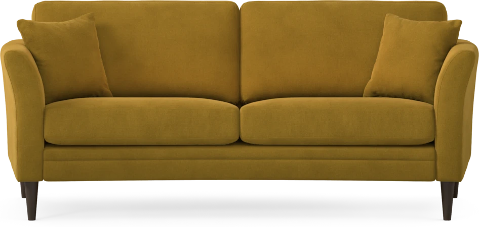 Eden - 2,5-sits soffa svängd - Gul