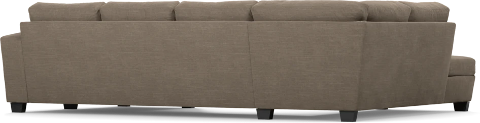 Friday - 3-sits soffa med divan vänster och schäslong höger - Brun