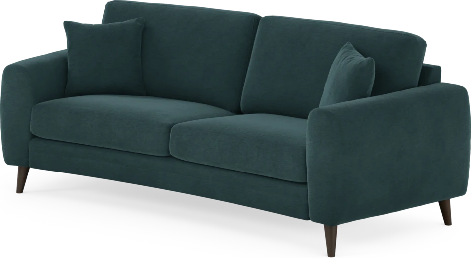 Eden - 2,5-sits soffa svängd - Blå