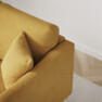 Eden - 2-sits soffa med divan - Gul