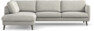 Madison - 3-sits soffa med divan vänster - Grå