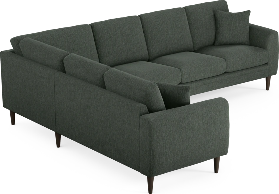 Eden - Hörnsoffa, 2+3-sits - Grön