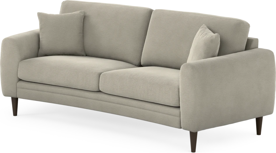 Eden - 2,5-sits soffa svängd - Brun