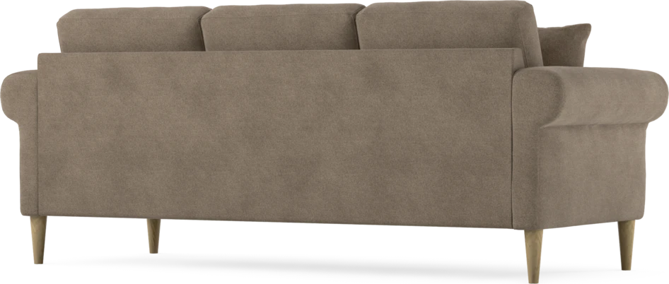 Eden - 3-sits soffa - Brun