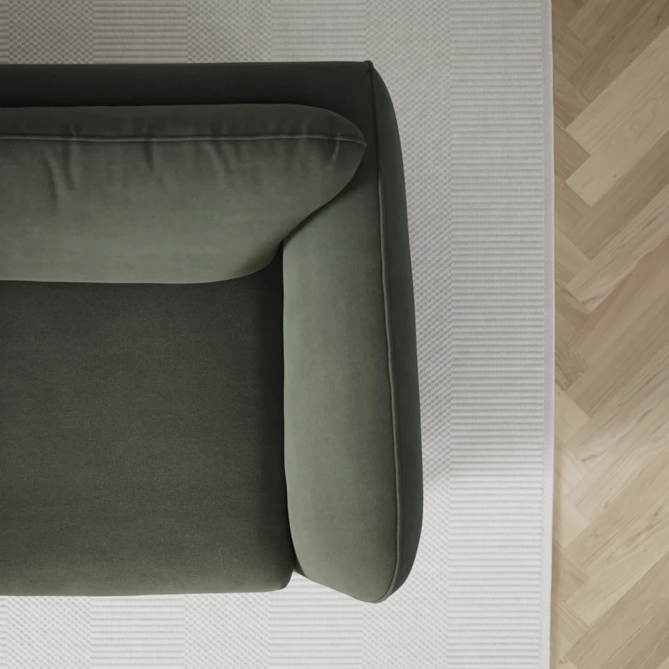 Madison Lux - Hörnsoffa 2+3-sits, hörn 2 - Grön