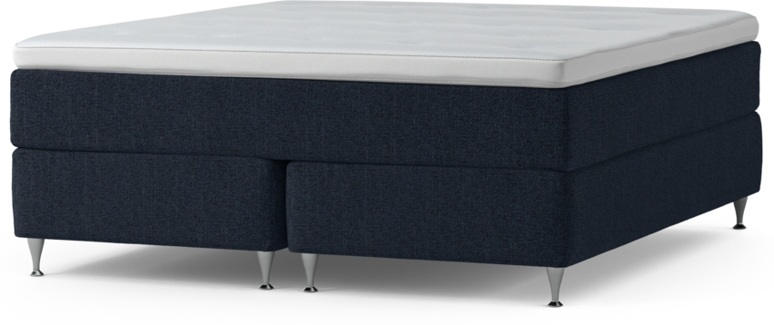 Delux Exclusive - Kontinentalsäng, dubbelsäng med bäddmadrass och sängben