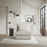Pieces - 1-sits utan armstöd - Beige