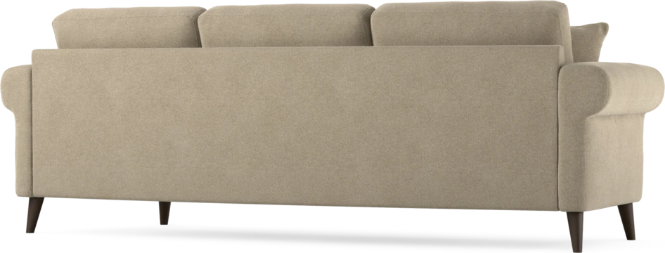 Eden - 3-sits soffa svängd - Beige