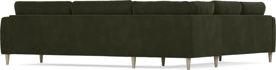 Bridge - Hörnsoffa, 2+3-sits - Grön