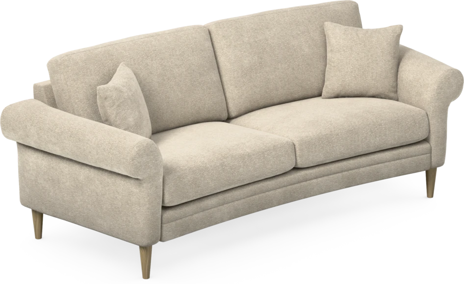 Eden - 2,5-sits soffa svängd - Beige