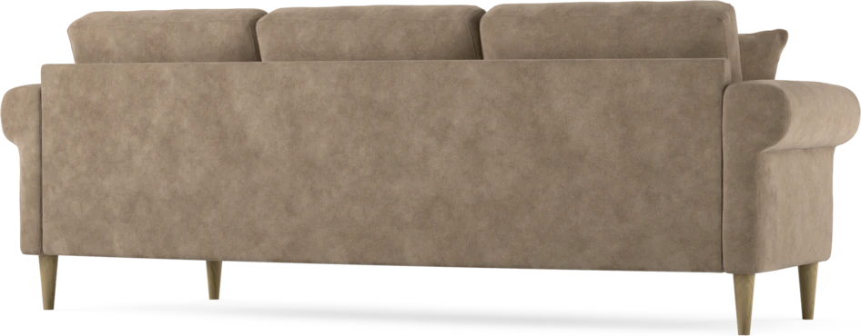 Eden - 3-sits soffa svängd - Beige