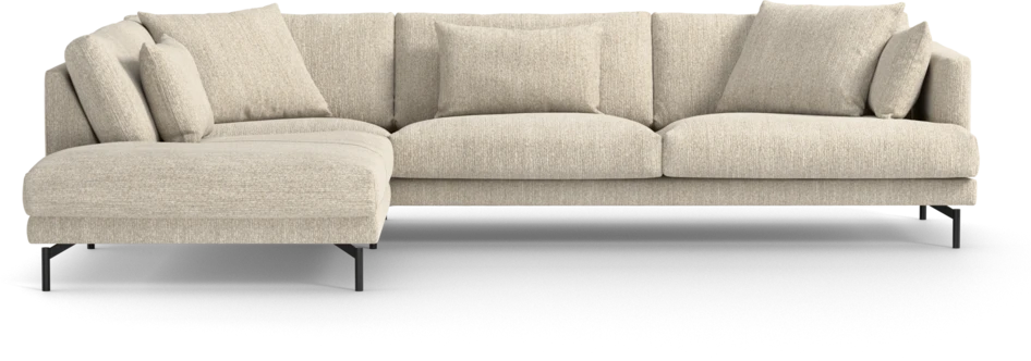 Harper - 3-sits soffa med divan vänster - Beige