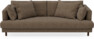 Harper - 3-sits soffa, hel dyna - Brun