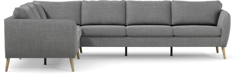 County - Hörnsoffa, 2+3-sits - Grå
