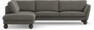 Madison - 3-sits soffa med divan vänster - Grå