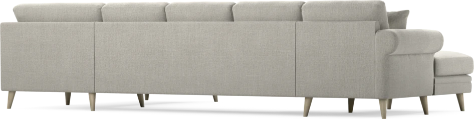 Eden - 3-sits soffa med schäslong vänster och divan höger - Grå