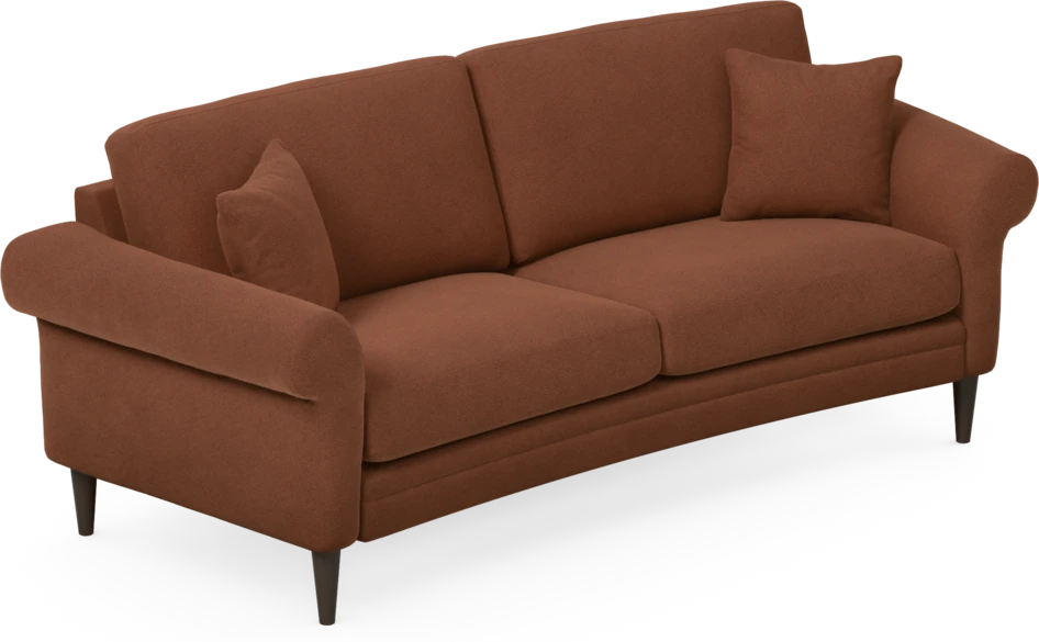 Eden - 2,5-sits soffa svängd - Orange