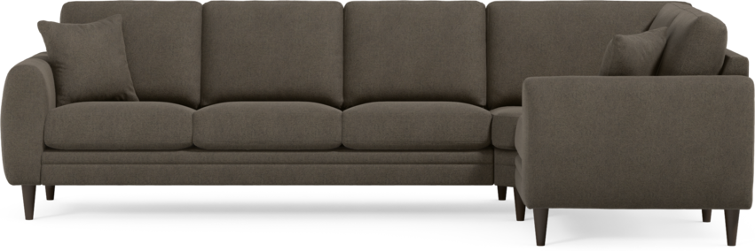 Eden - Hörnsoffa, 3+1-sits - Brun