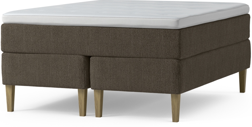 Delux Dream - Kontinentalsäng, dubbelsäng med bäddmadrass och sängben