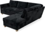 Friday - 2,5-sits soffa med divan höger - Blå