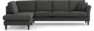 Eden - 3-sits soffa med divan - Svart