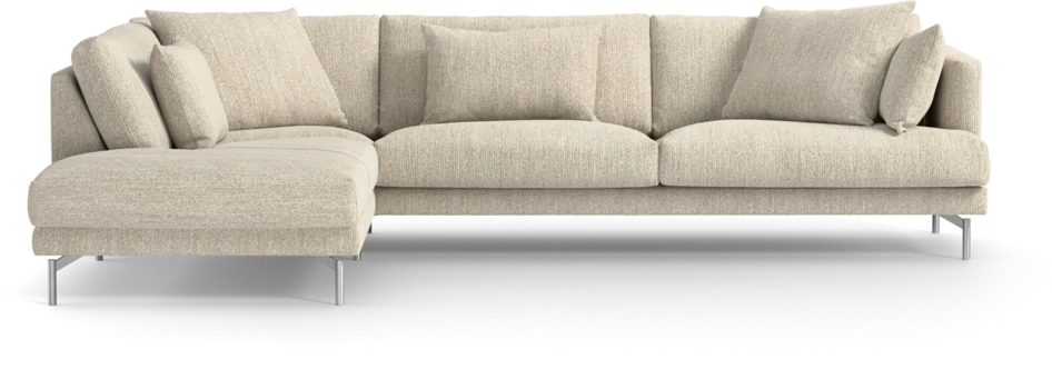 Harper - 3-sits soffa med divan vänster - Beige