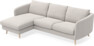 Madison Lux - 2-sits soffa med schäslong vänster - Grå