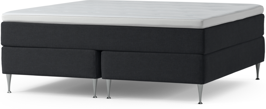 Delux Dream - Kontinentalsäng, dubbelsäng med bäddmadrass och sängben