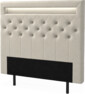 New York led - Sänggavel, 90-210 cm - Beige