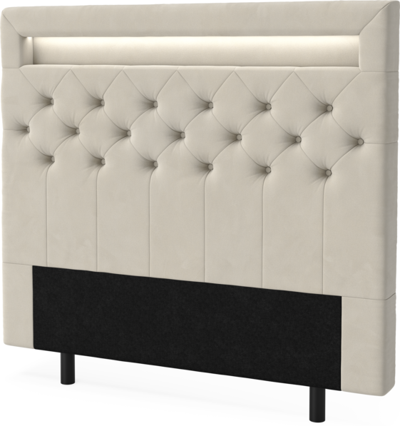 New York led - Sänggavel, 90-210 cm - Beige