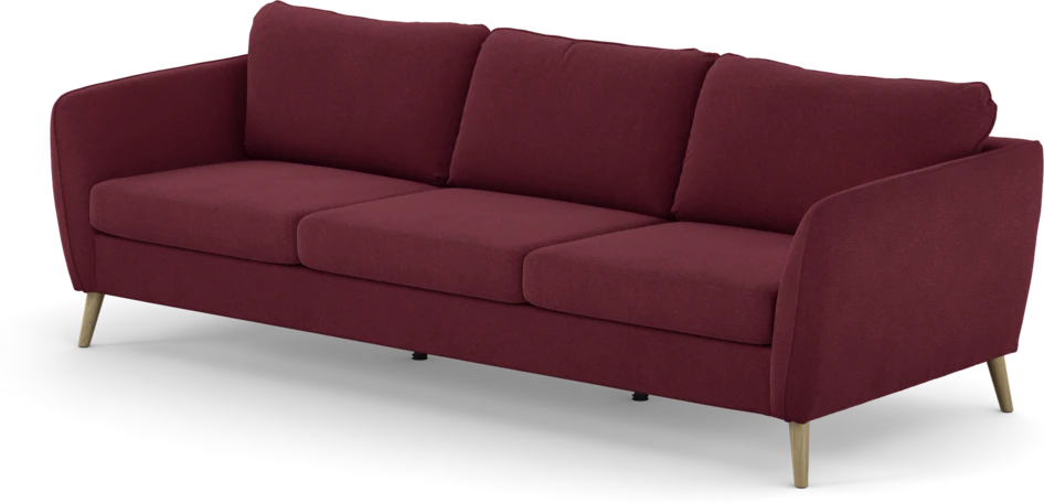 County - 3-sits soffa - Röd