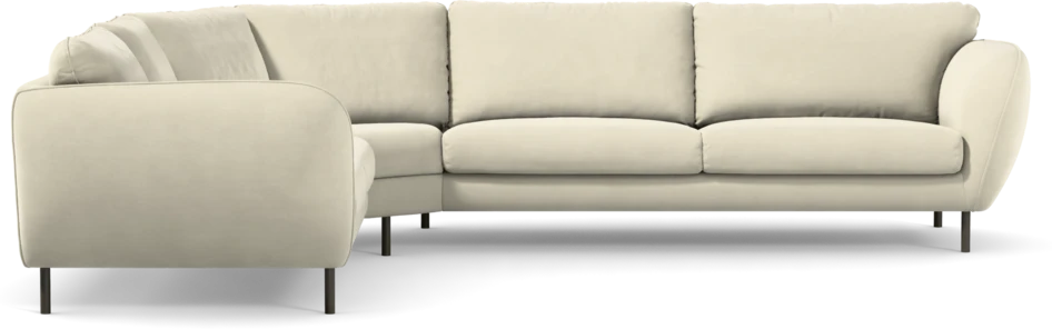 Madison Lux - Hörnsoffa 2+3-sits, hörn 2 - Vit