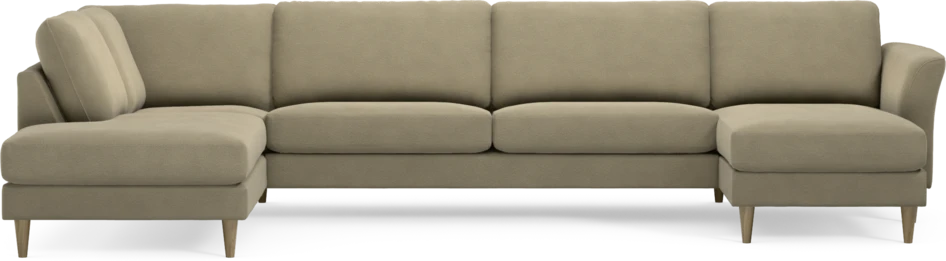 Bridge - 3-sits soffa med divan vänster och schäslong höger - Beige