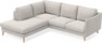 Madison - 2-sits soffa med divan vänster - Grå
