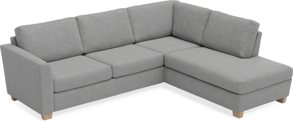 Friday - 2,5-sits soffa med divan höger - Grå