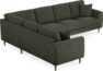 Eden - Hörnsoffa, 2+3-sits - Grön