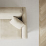Eden - 3-sits svängd - Beige