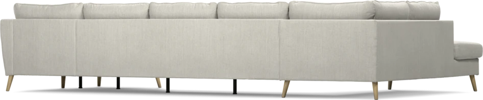 County - 4-sits soffa med divan vänster och schäslong höger - Grå