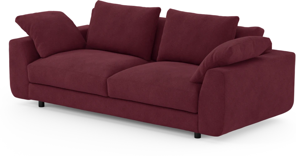 Amie - 3-sits soffa - Röd