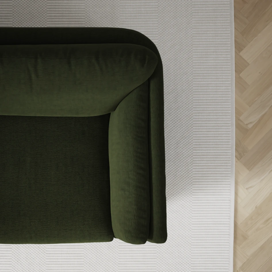 Madison Lux - Hörnsoffa 2+3-sits, hörn 2 - Grön