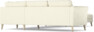 Bridge - Hörnsoffa, 2+3-sits med schäslong höger - Vit