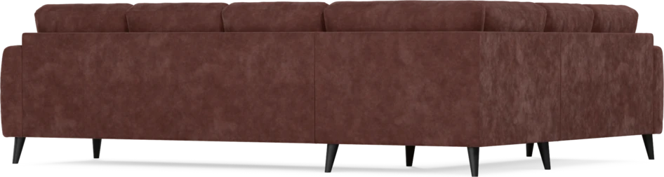 Eden - Hörnsoffa, 2+3-sits - Röd