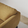 Madison Lux - 2-sits soffa med schäslong vänster och divan höger - Gul