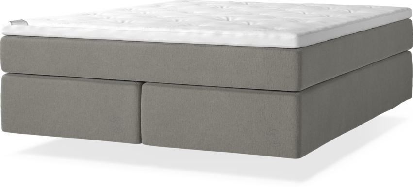 Cape Farewell Comfort - Kontinentalsäng, dubbelsäng med svävande utseende - Grå