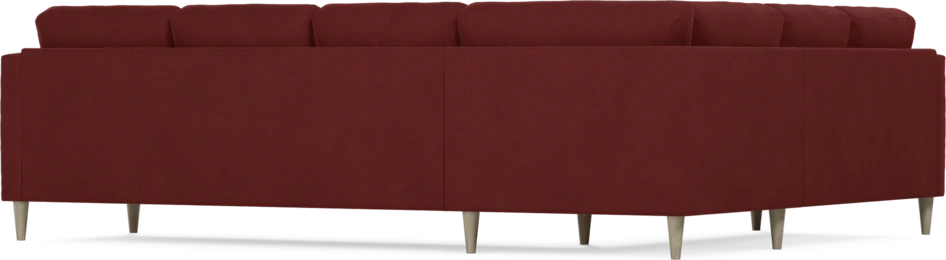 Eden - Hörnsoffa, 2+3-sits - Röd