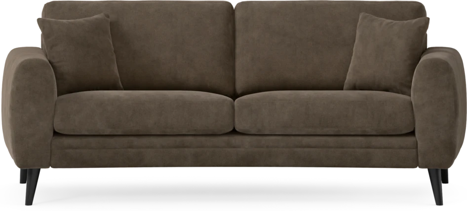 Eden - 2,5-sits soffa svängd - Brun